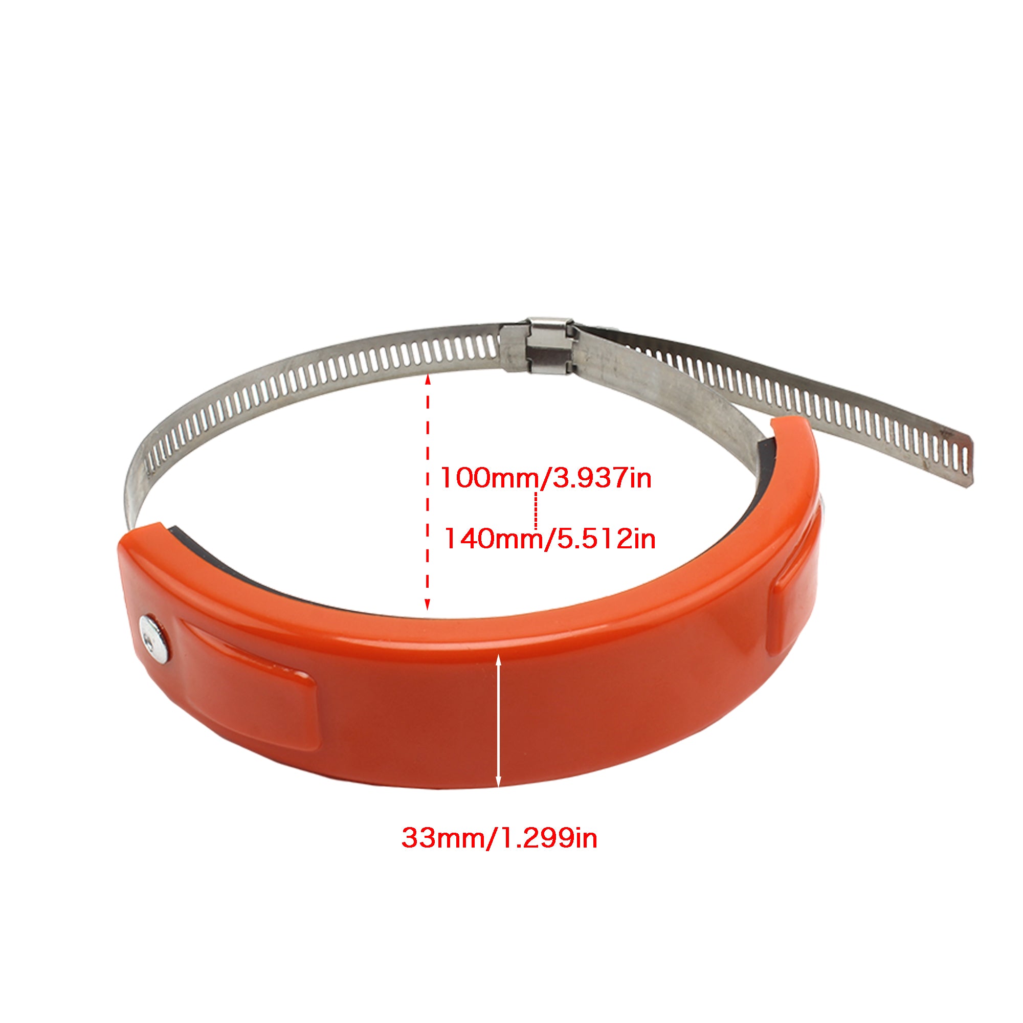 Universal Motorcycle Exhaust Protector Cover Guard Heat Shield Anti-hot 100-160mm Round Exhaust Pipe Guard Cover