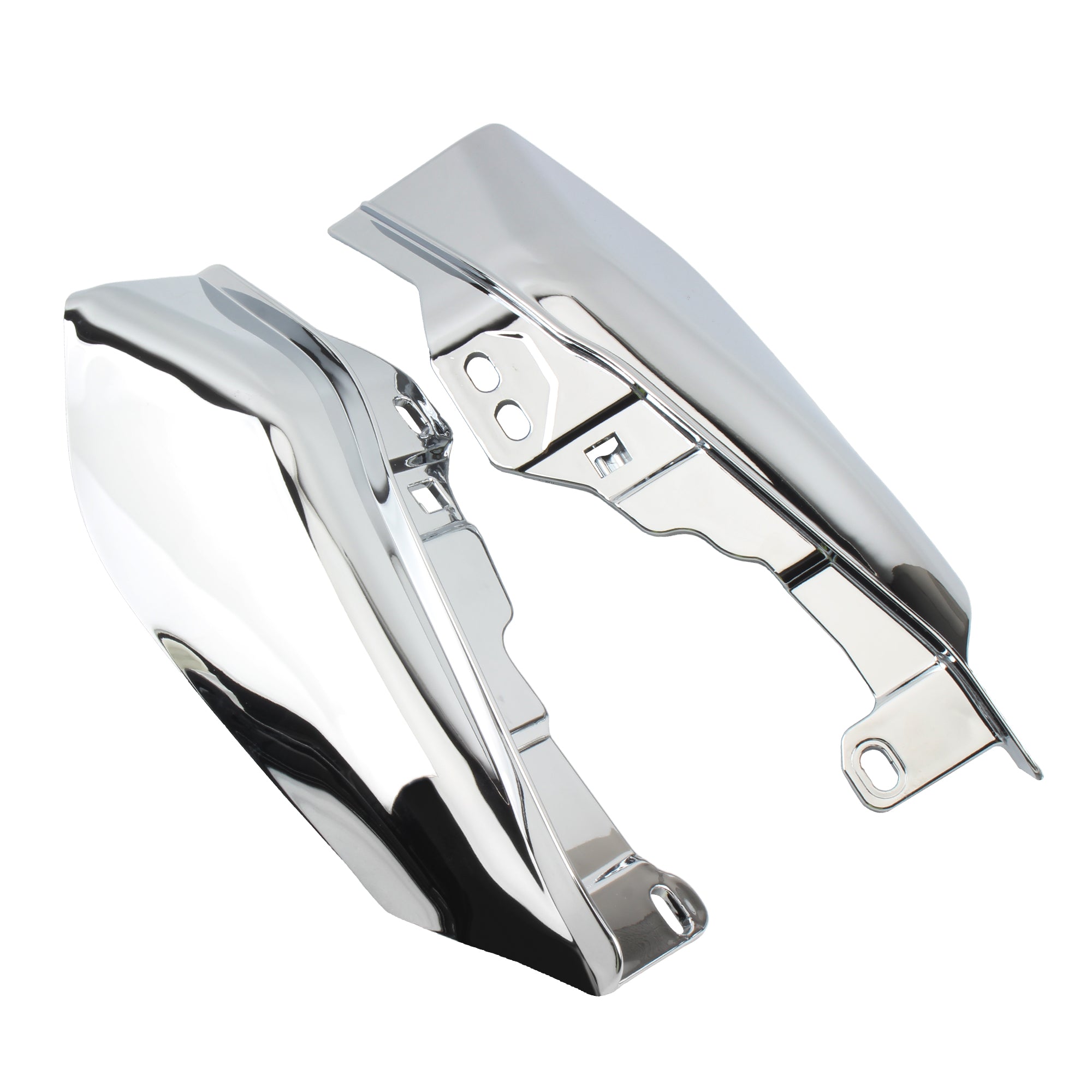 Motorcycle Mid-Frame Air Deflector Under Seat Engine Heat Shield for Harley Touring Street Electra Glide CVO Road King 2001-2022