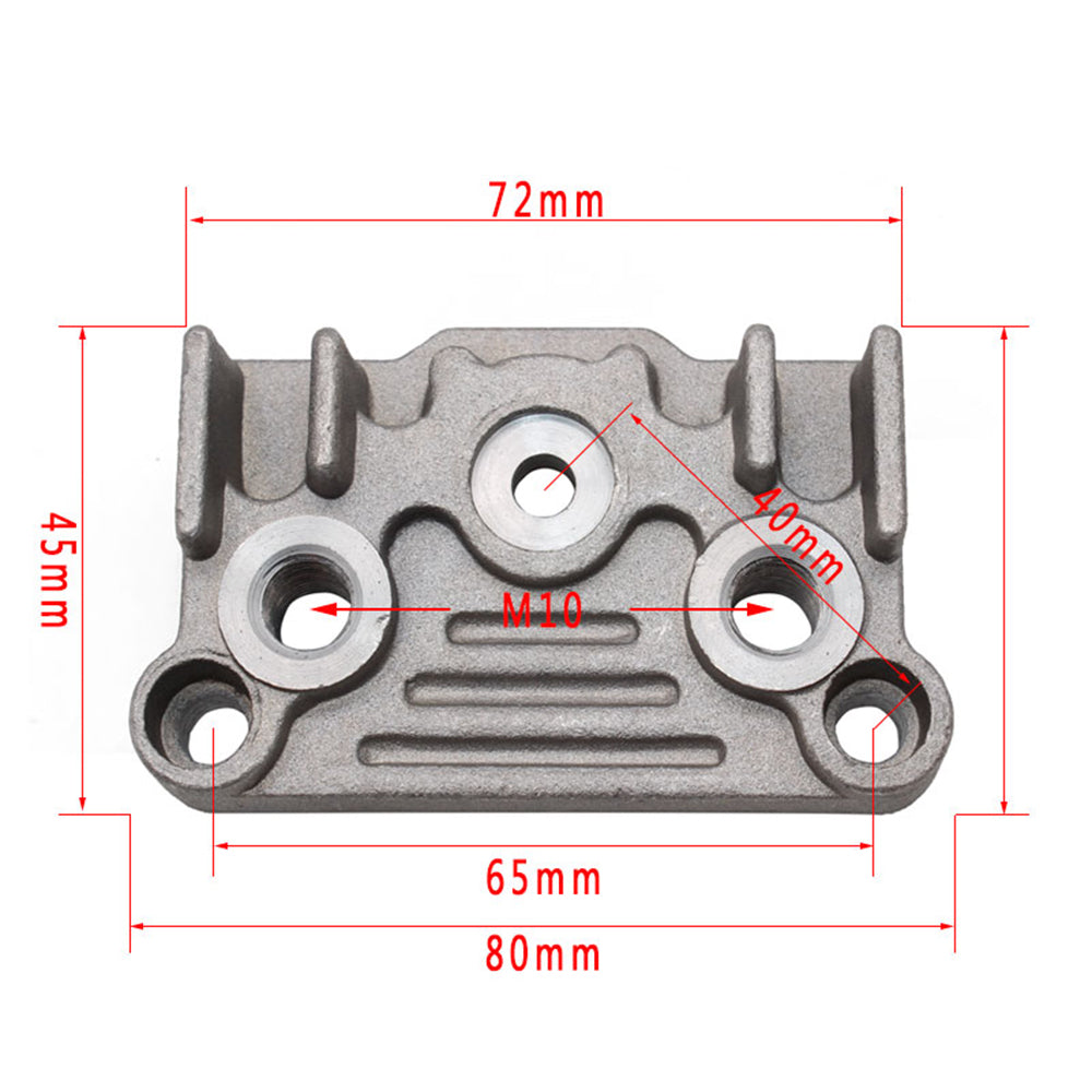 Motorcycle Oil Cooler 125cc 140cc Adapter Engine Cylinder Cover Horizontal Engine Adapter Dirt Pit Bike Monkey Bike Atv Quad