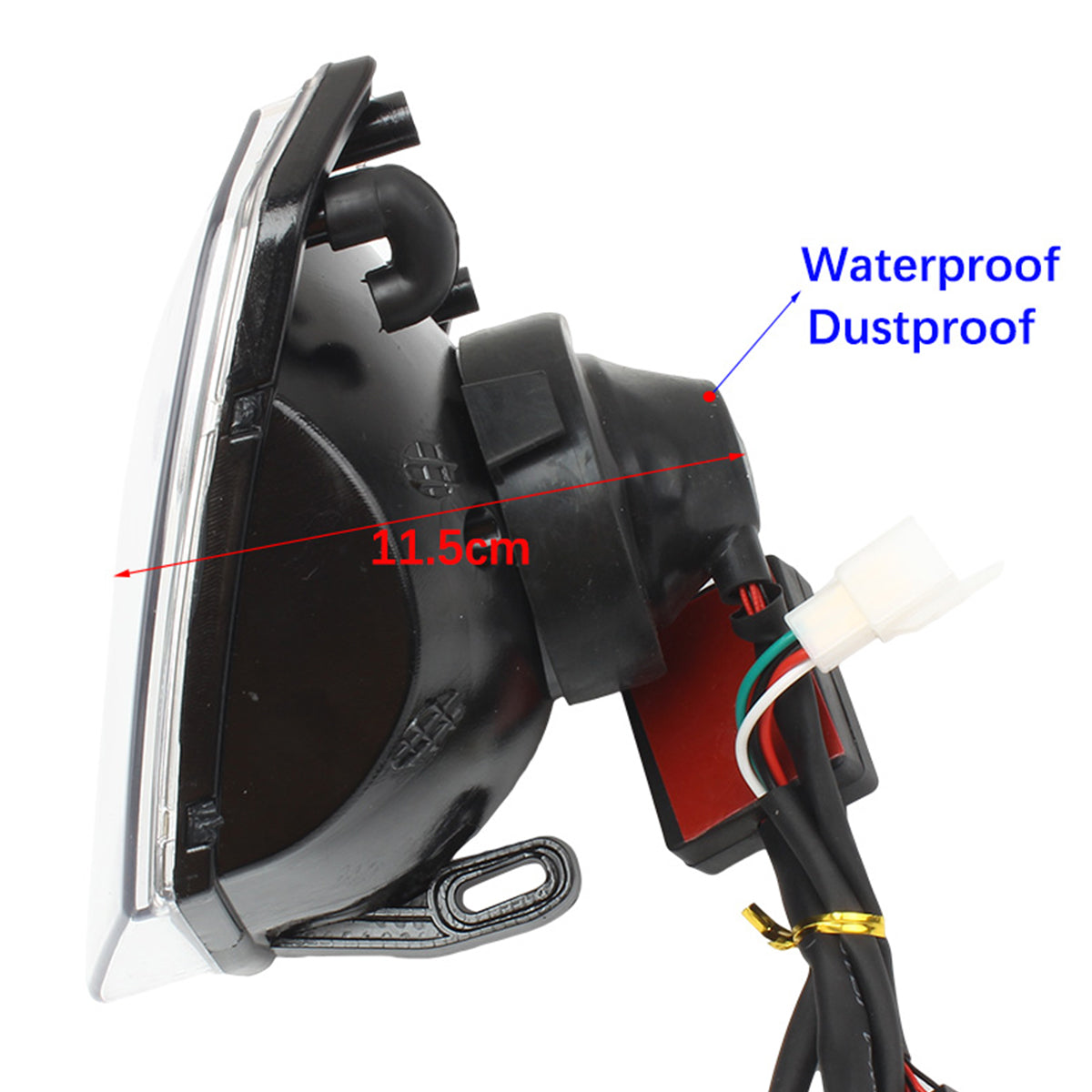 Motorcycle Headlight LED Plate Enduro Fairing for KTM EXC 250 300 Round Wick Headlamp Dirt Bike Motocross Supermoto Accessories