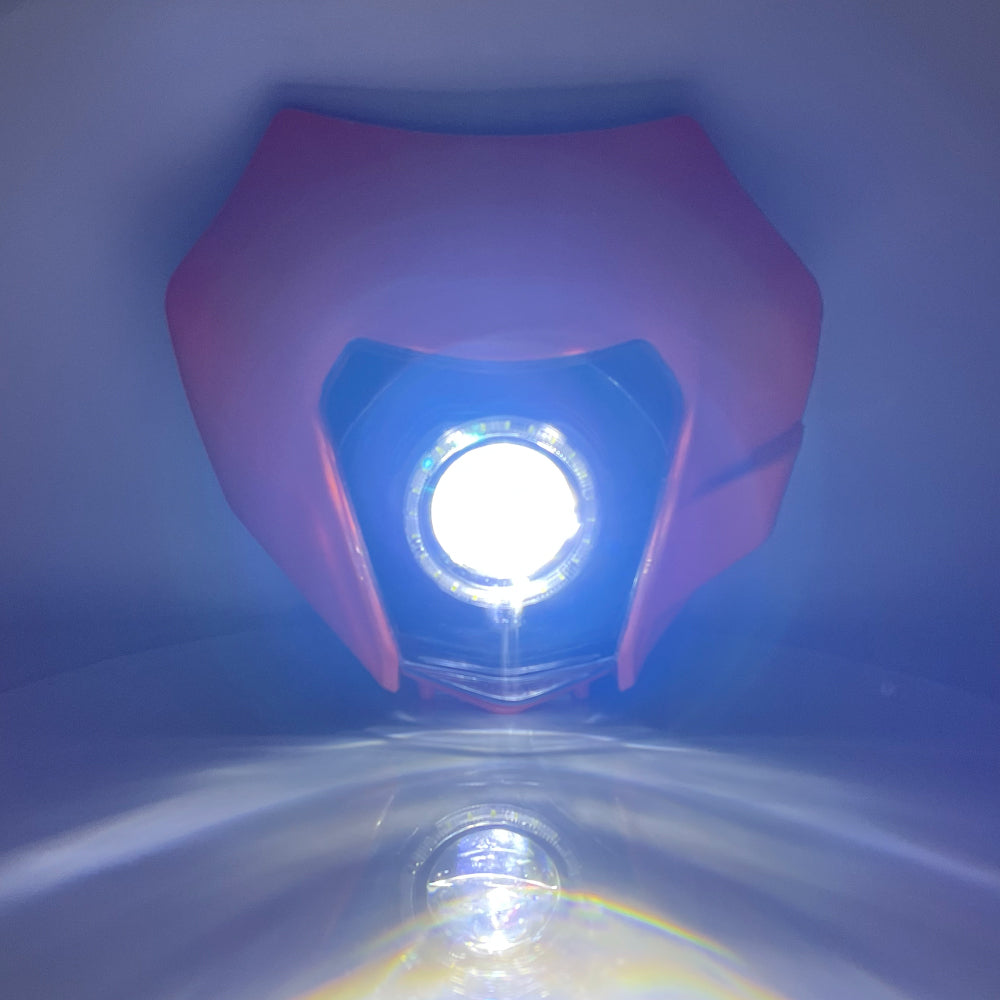 For KTM EXC Headlight LED Plate Motorcycle SX Duke 125 250 300 450 Moto Fairing Supermoto Motocross Accessories Dirt Bike Enduro