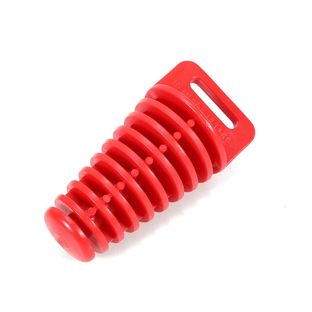 Motorcycle Exhaust Pipe Plug Motorcycle Motocross Tailpipe Rubber Air Bleeder Plug Exhaust Silencer Wash Plug Pipe Protector