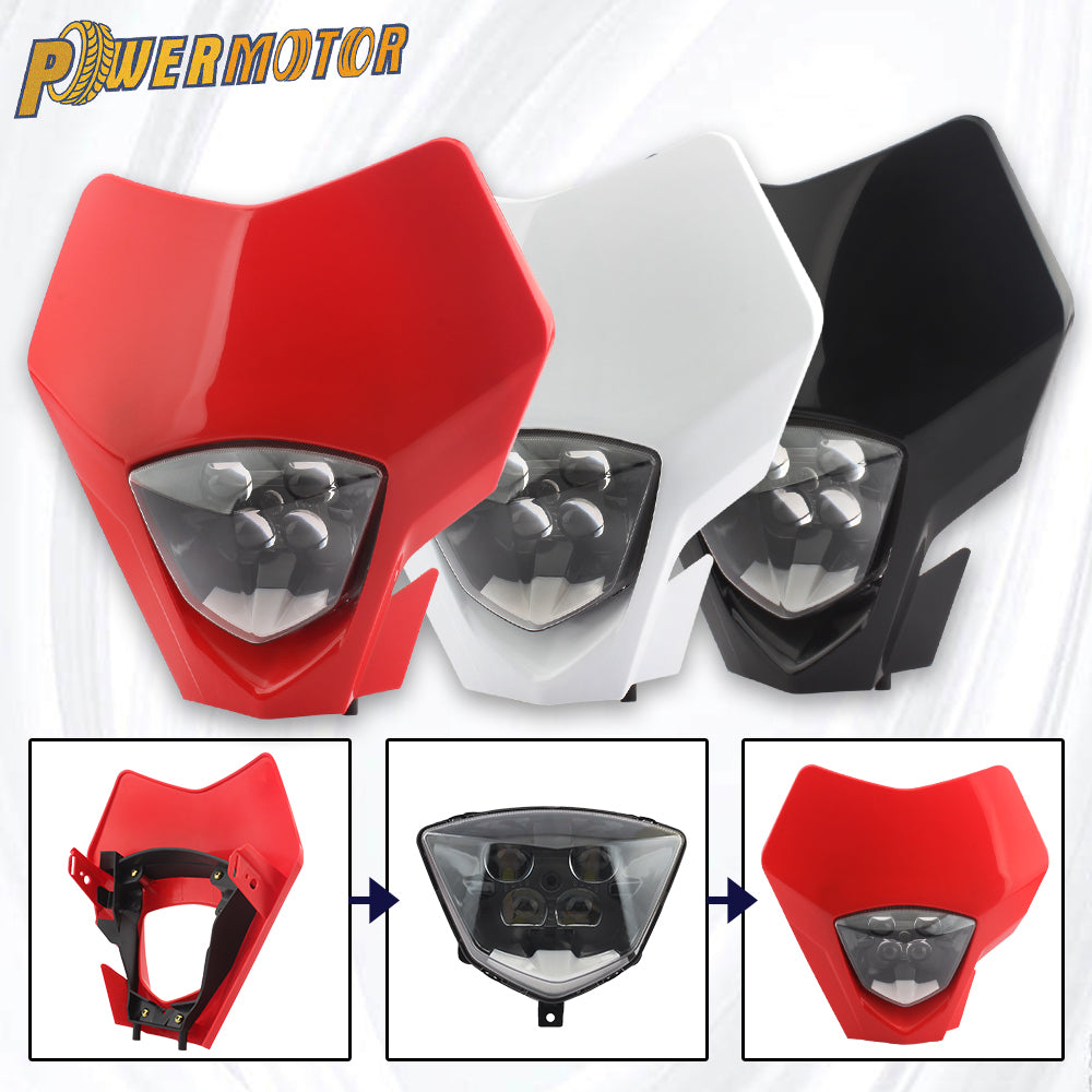 For Gas Gas Motorcycle Headlight LED EC 250 300 250F 350F EX300 250F 350F 450F MC 250F 450 Motocross Accessories Pit Dirt Bike