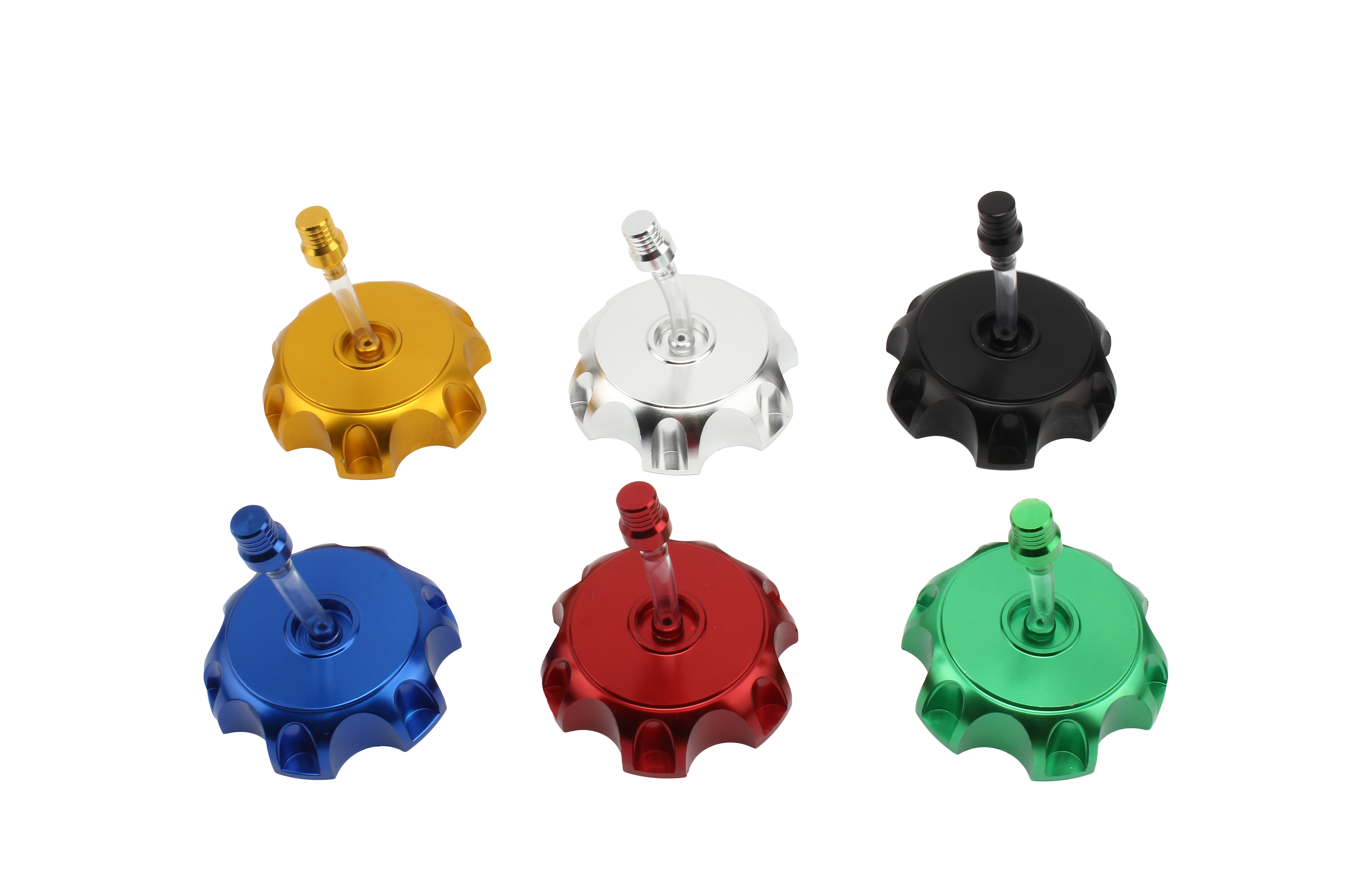 Universal Motorcycle Aluminum Gas Fuel Gas Fuel Tank Breather Vent Replacement Lid for 90 110 125CC Dirt Bike Pit Pro ATV
