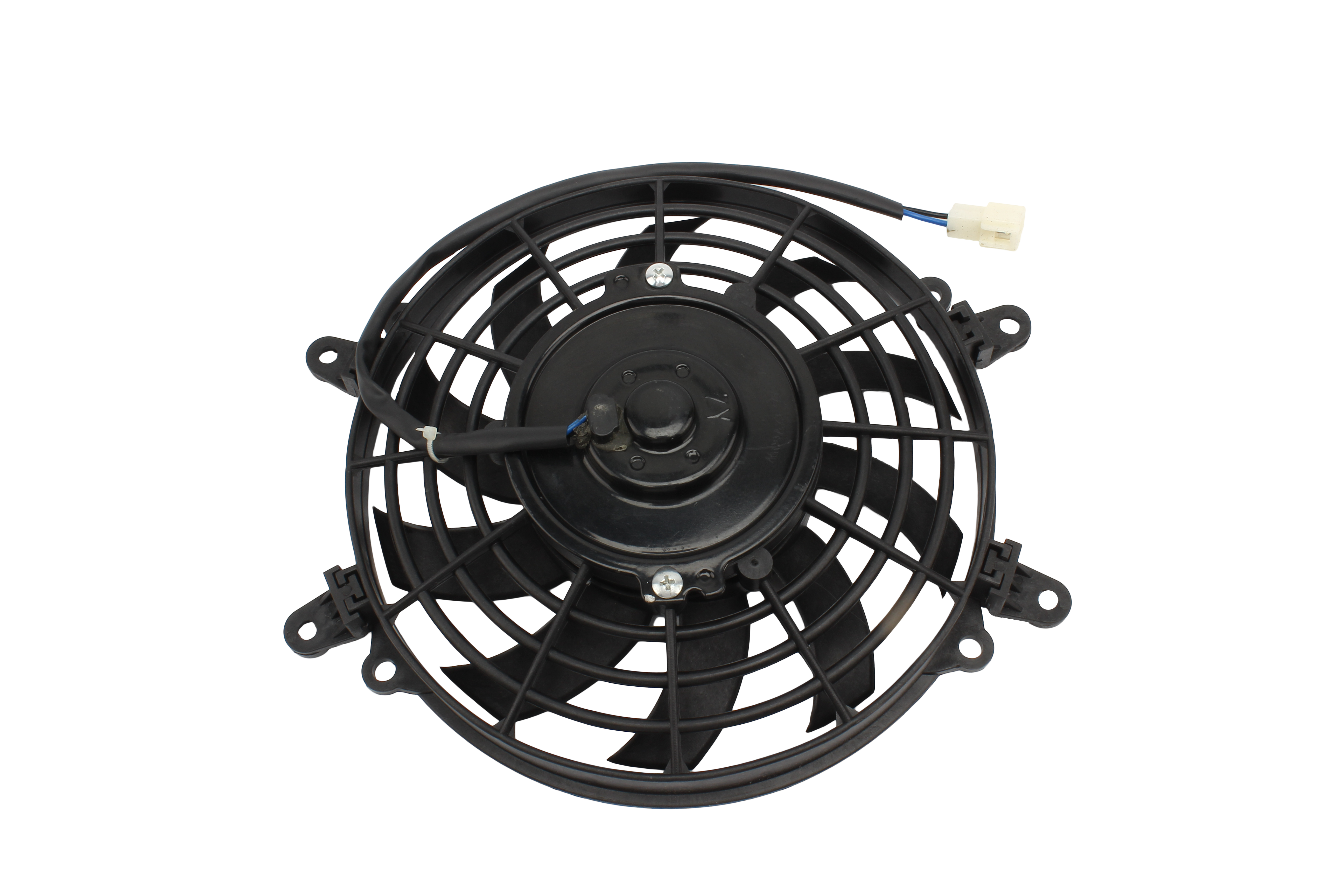 Motorcycle Oil Cooler Electric Radiator Evaporative Heatsink With Motor Cooling Fan for Dirt Bike Atv Buggy Round Cooling Fan