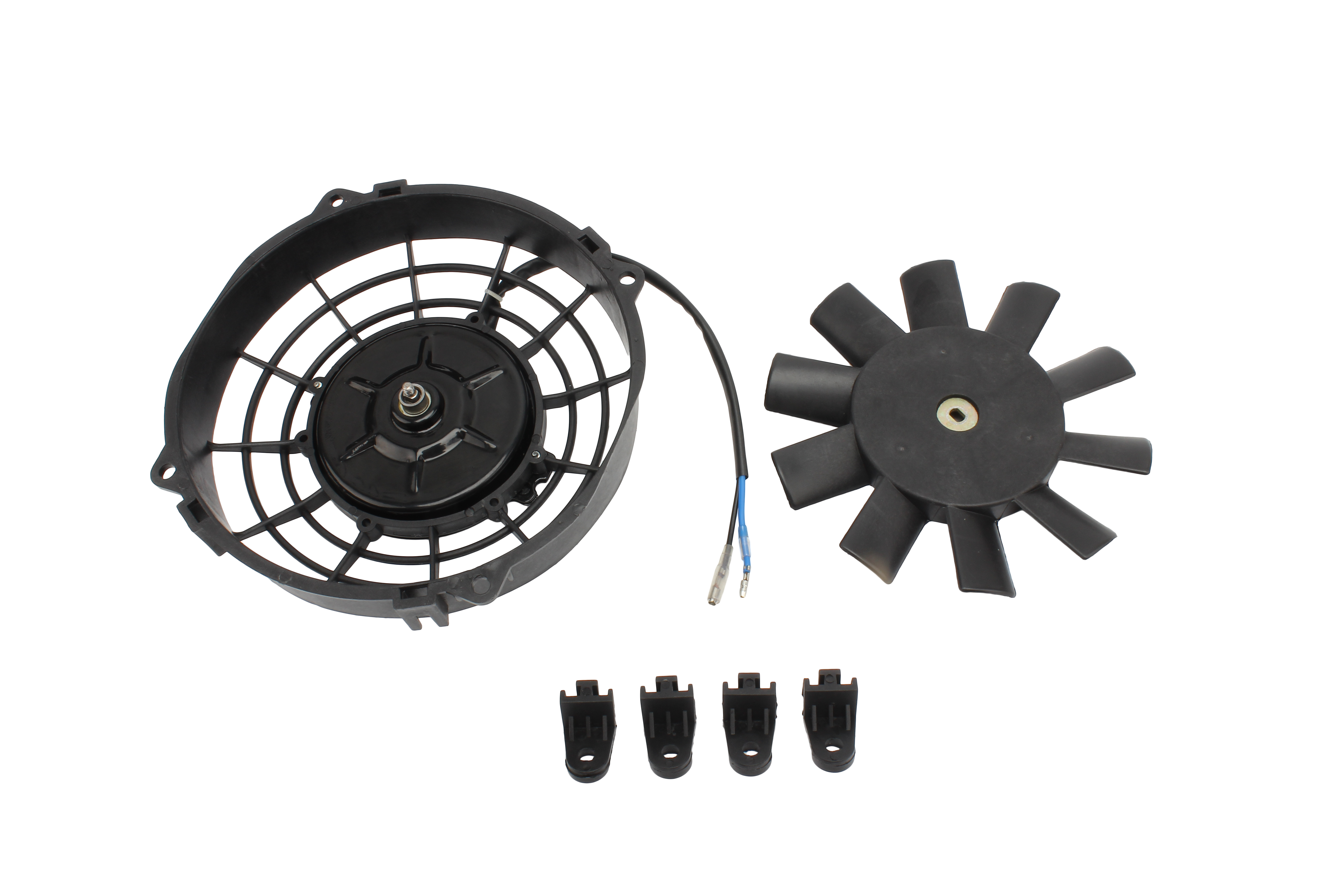 Universal Motorcycle 8In 12V 80W Dc Evaporative Cooling Fan and Cooling for 150Cc 200Cc 250Cc Atv  Motor Fan for Cooling
