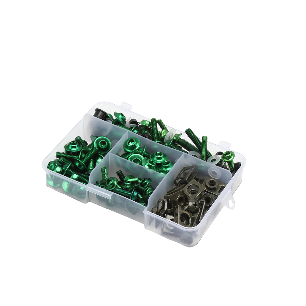 177PCS CNC Alloy M6 M5 Fairing Bolts Kit Screws Nut for Honda CBR600RR CBR900RR CBR929RR CBR1000RR CBR 600RR 900RR 929RR 1000RR
