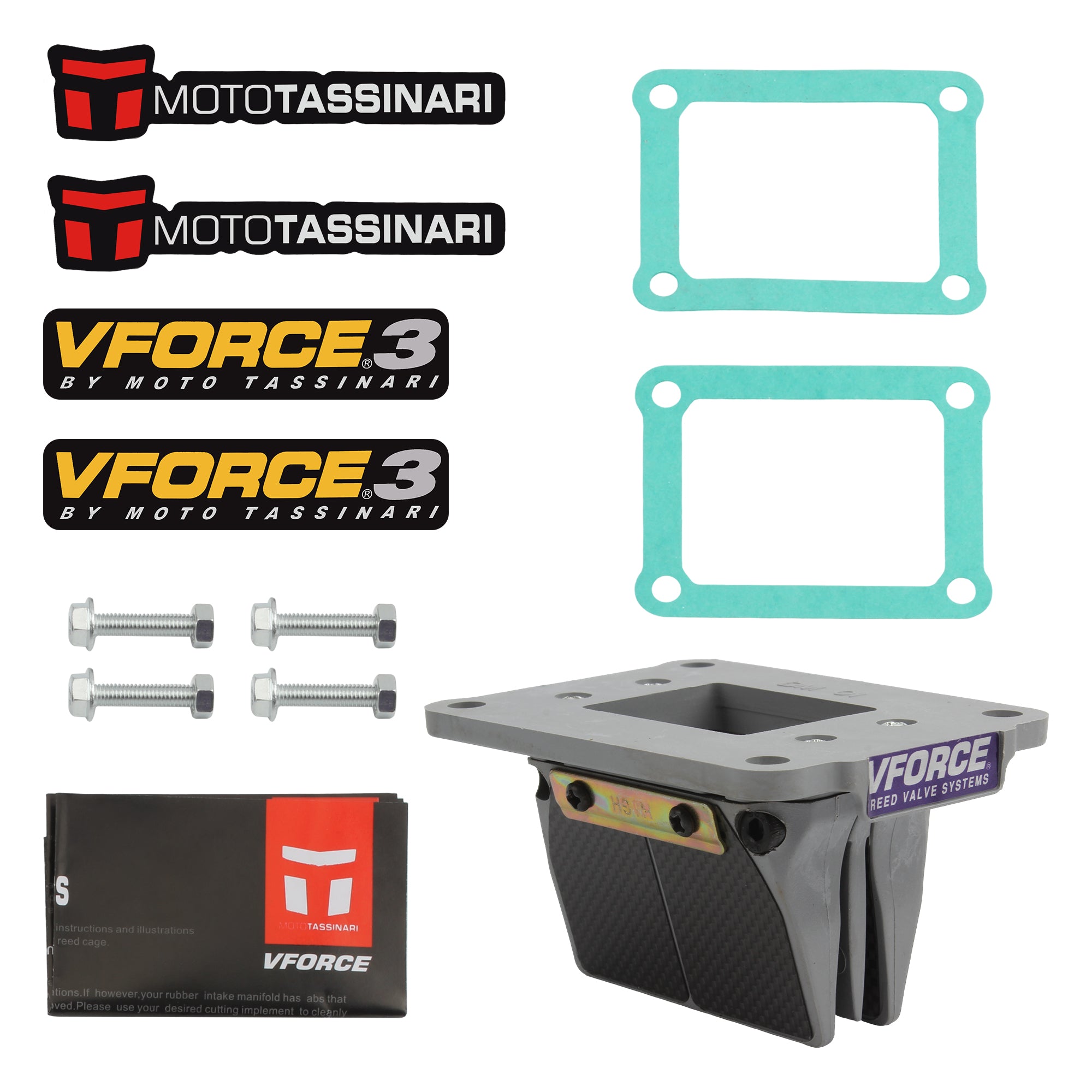 For Honda Cr125R Nsr125 Cr125 1987-2000 2002 VForce Motocross Reed Valve System V Force Motorcycle Reed Valve