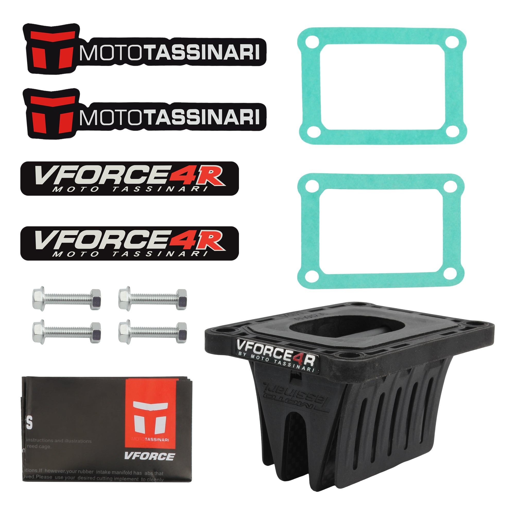 Motorbike Reed Valve 4R01D VForce 4motorcycle Intake System for Honda CR125 2000 2002  Modified Parts Motocross Accessories Kit