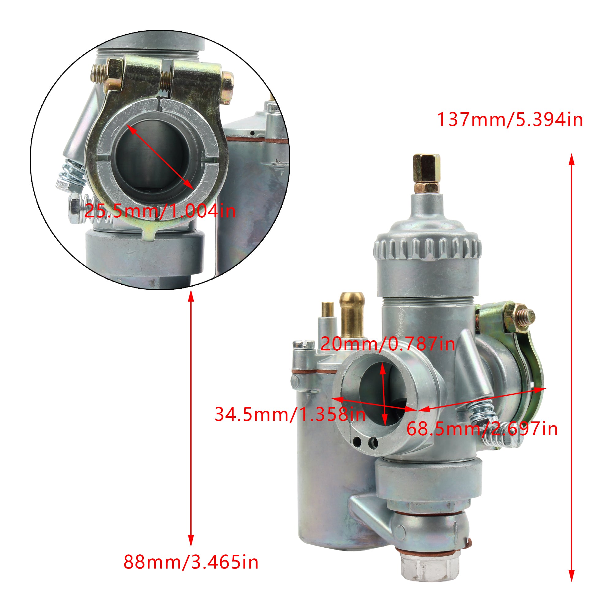 Jawa MZ175 Motorcycle Carburetor 250cc WSK125 WSK 125 XF175 Carb for Scooter Dirt Pit Bike Motorbike Engine Carburetor