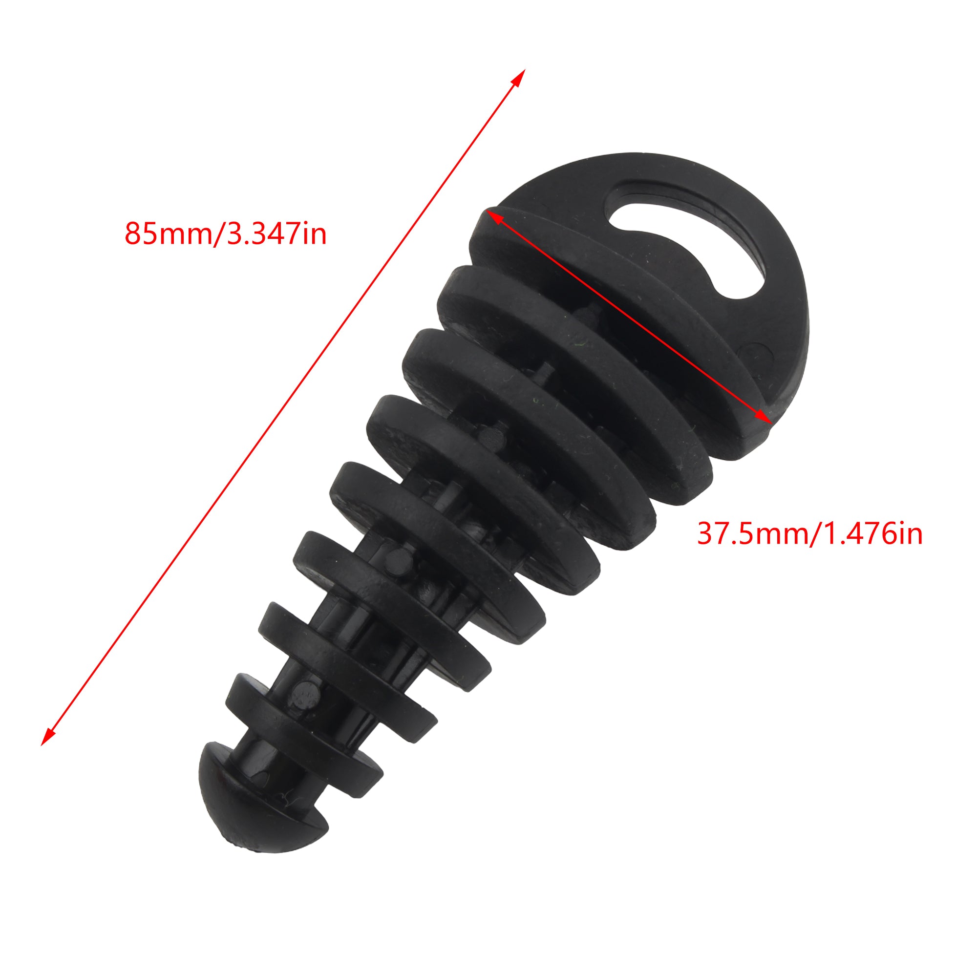 Motorcycle Exhaust Pipe Tailpipe PVC Air-bleeder Plug Exhaust Silencer Muffler Wash Plug Pipe Protector Motocross