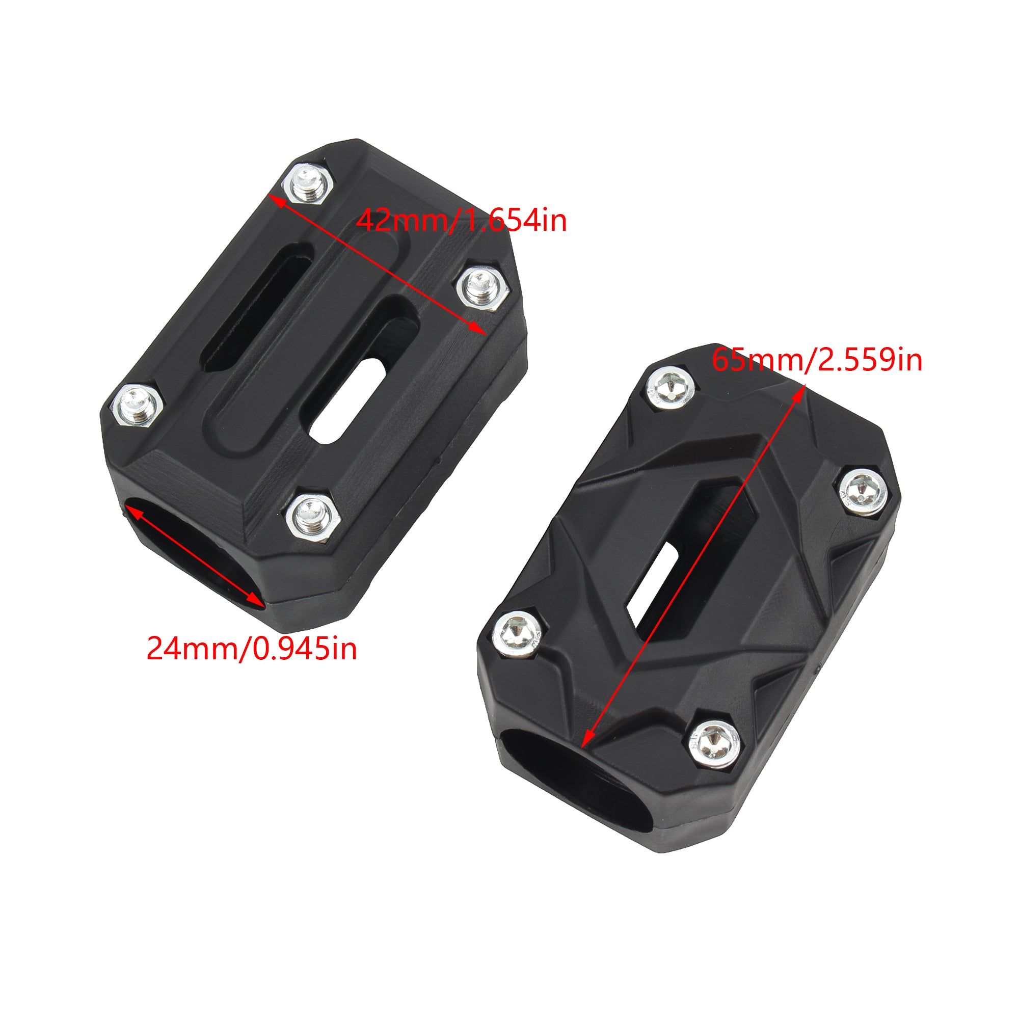 22mm 25mm 28mm Motorcycle Crash Bar Bumper Protection Engine Guard Block for BMW R1200GS Honda Kawasaki Suzuki Yamaha MT07