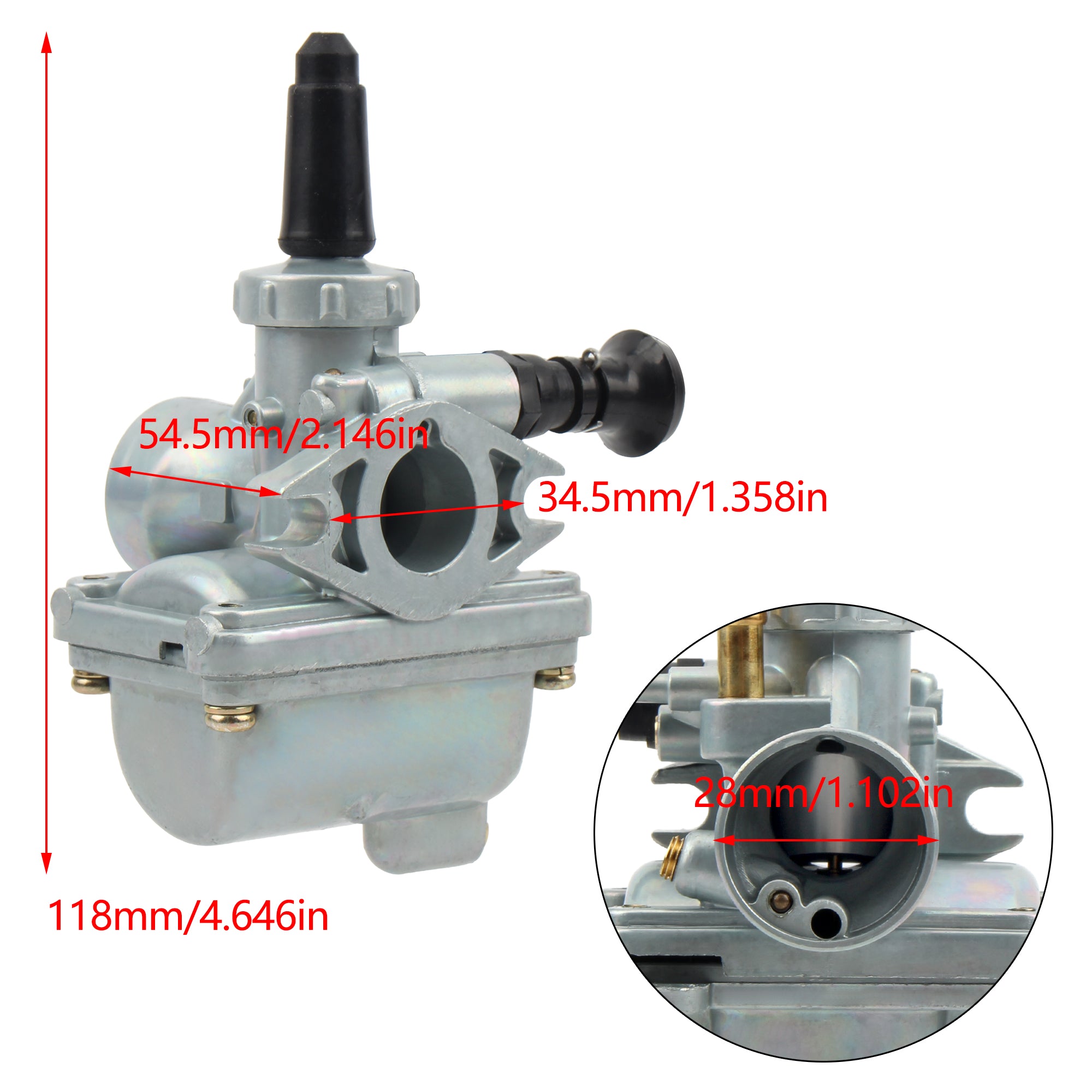 Motorcycle Carburador Aclonstar VM16 for Mikuni Carburetor for Aprilia 50cc 70cc 90cc 110cc Dirt Pit Bike Parts Enduro