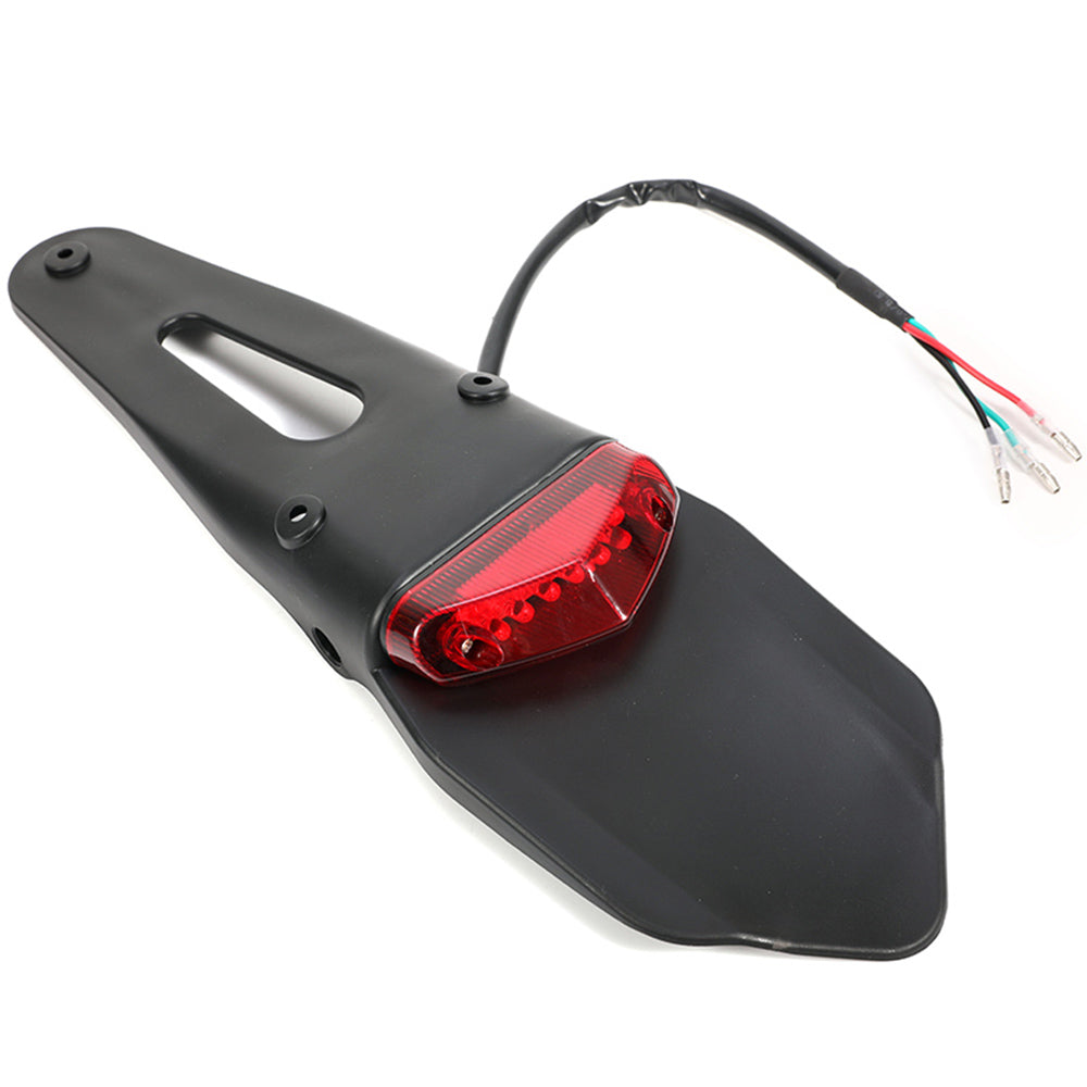 Motorcycle TailLight Dirt Bike Rear Fender Brake Stop 12 LED Tail Light for SUZUKI HUSQVARNA TE250 TE300 RMZ250 RMZ450 DRZ40