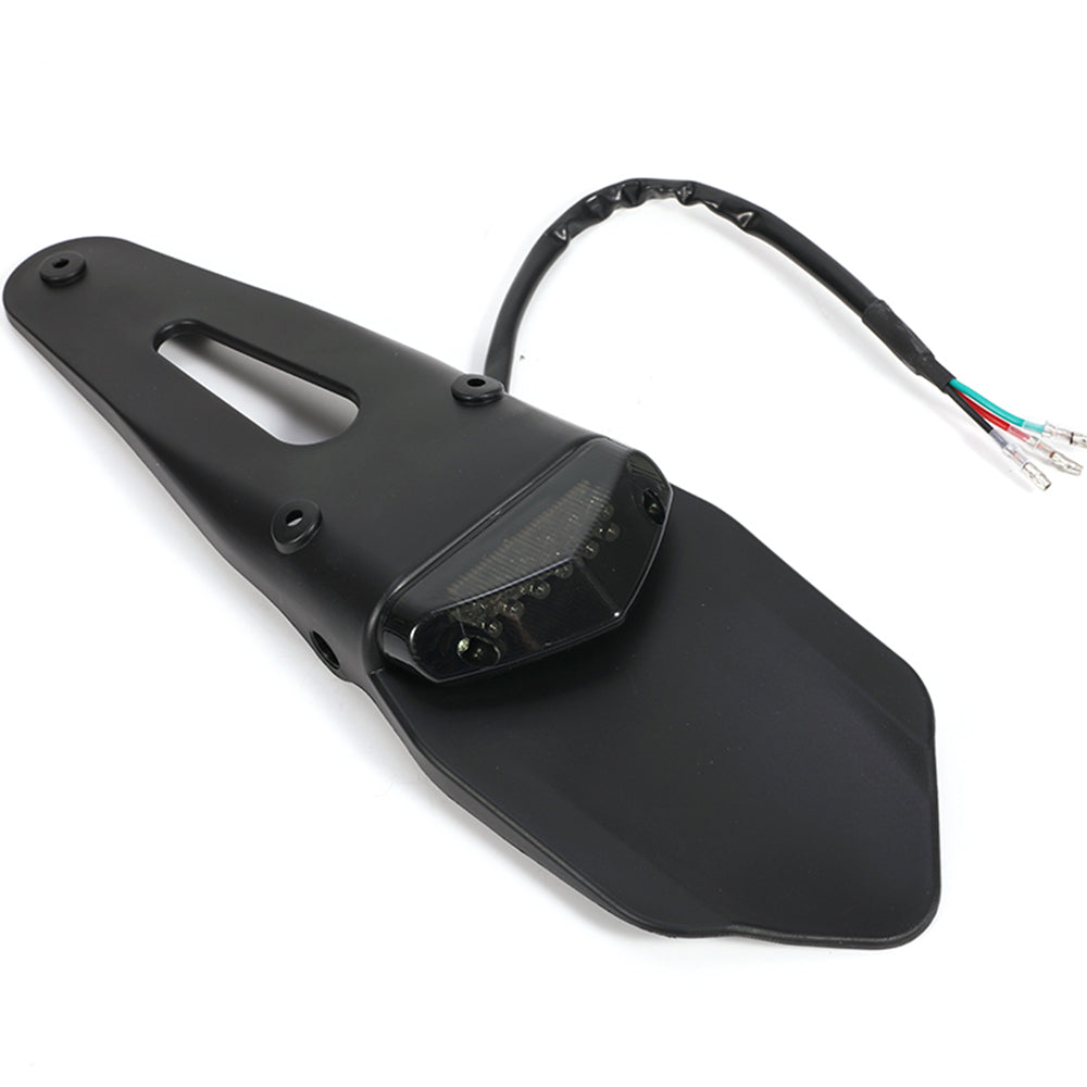 Motorcycle TailLight Dirt Bike Rear Fender Brake Stop 12 LED Tail Light for SUZUKI HUSQVARNA TE250 TE300 RMZ250 RMZ450 DRZ40