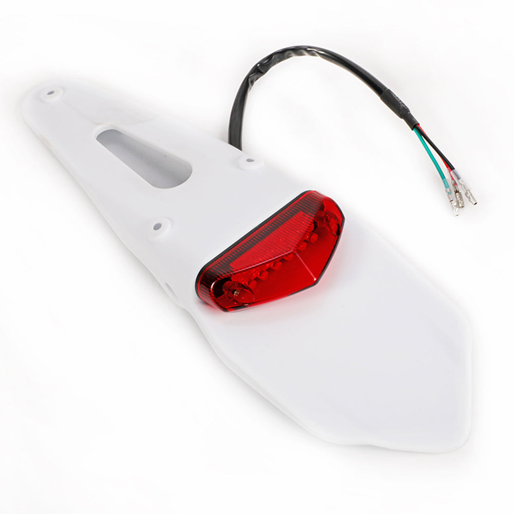 Motorcycle TailLight Dirt Bike Rear Fender Brake Stop 12 LED Tail Light for SUZUKI HUSQVARNA TE250 TE300 RMZ250 RMZ450 DRZ40
