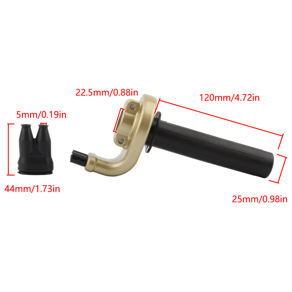 Motorcycle Throttle Two-line Grip 22mm Twist Oil Acceleration for KTM Kawasaki Handle Grip