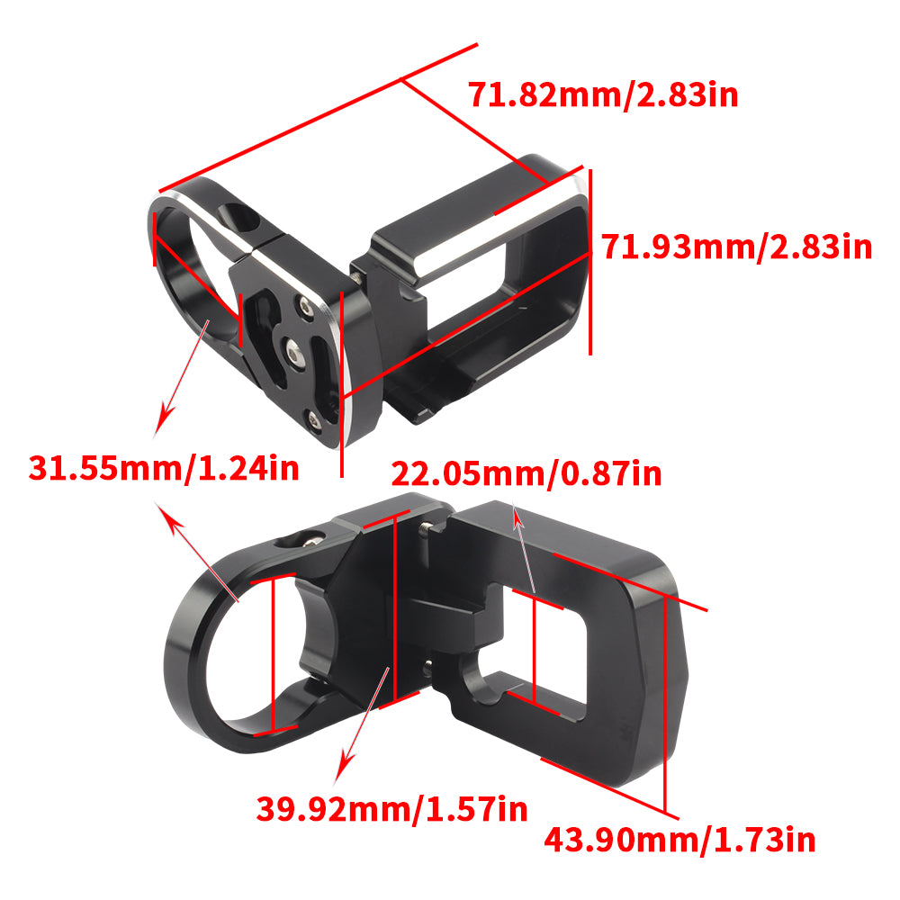 About Sur Ron Light Bee S X Digital Display Relocation Bracket CNC Aluminum Surron Parts Segway X160 X260 Electric Motorcycle