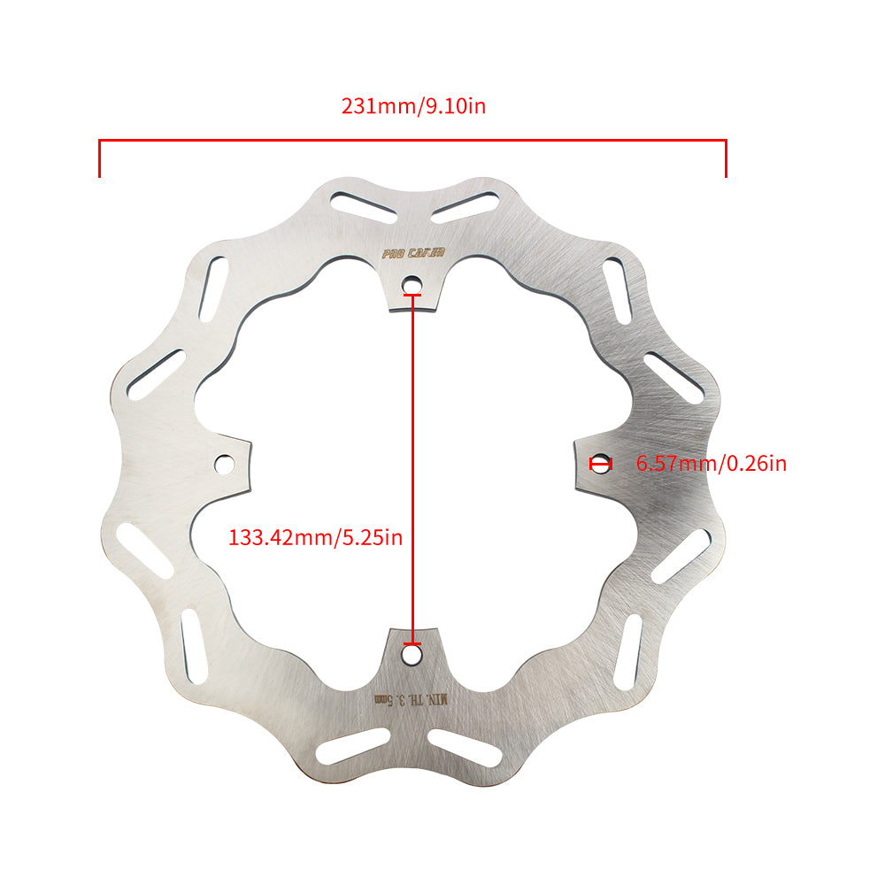 Motorcycle Accessories for Honda CRF 125 250 300 350 400 450 240mm Front Brake Disc Dirt Bike Enduro Motocross Modified Parts