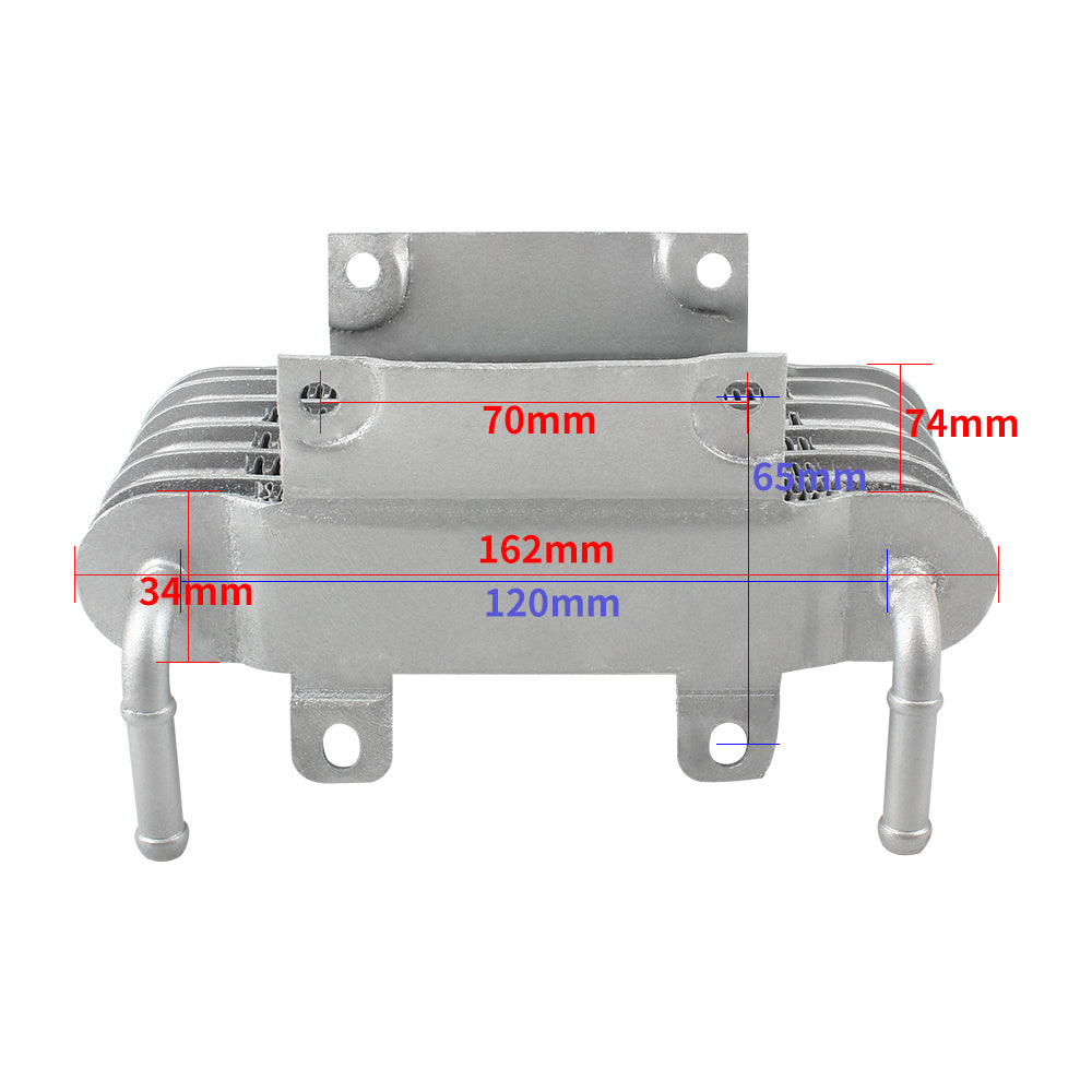Motorcycle Motocross Oil Radiator Cooler Cooling System Aluminum for  Honda Accessories Racing Bike Moto 2 Stroke Engine
