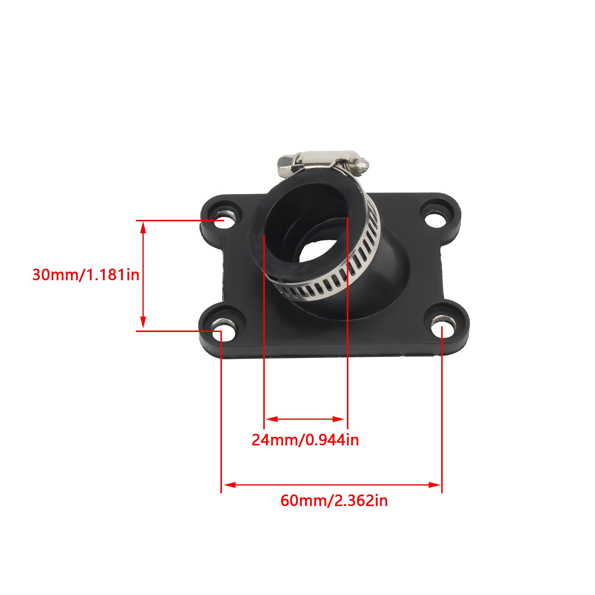 Motorcycle Rubber Intake Manifold Boot Fit for 50SX 2002-2008 50 SX Pro Senior SX 65 SX