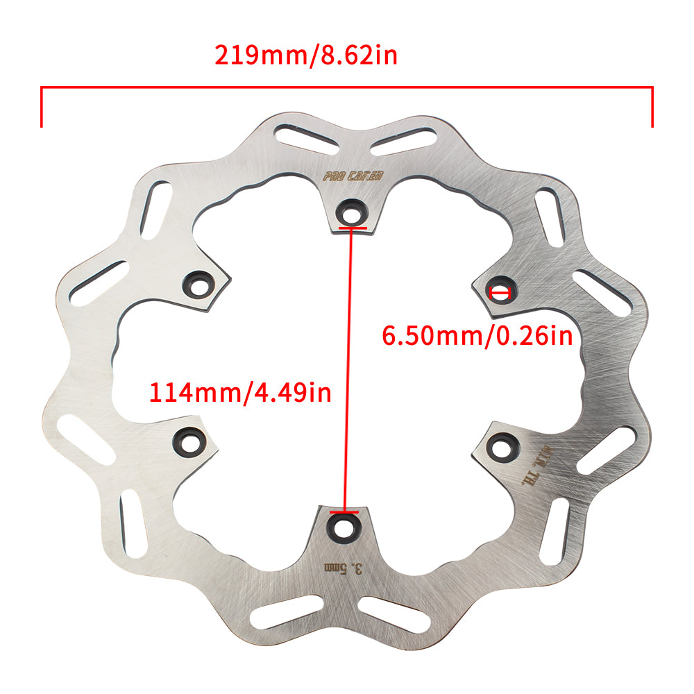 Applicable Yamaha 245mm Rear Brake Disc Modified Floating Disc Brake Disc Universal Power Motor Motorcycle