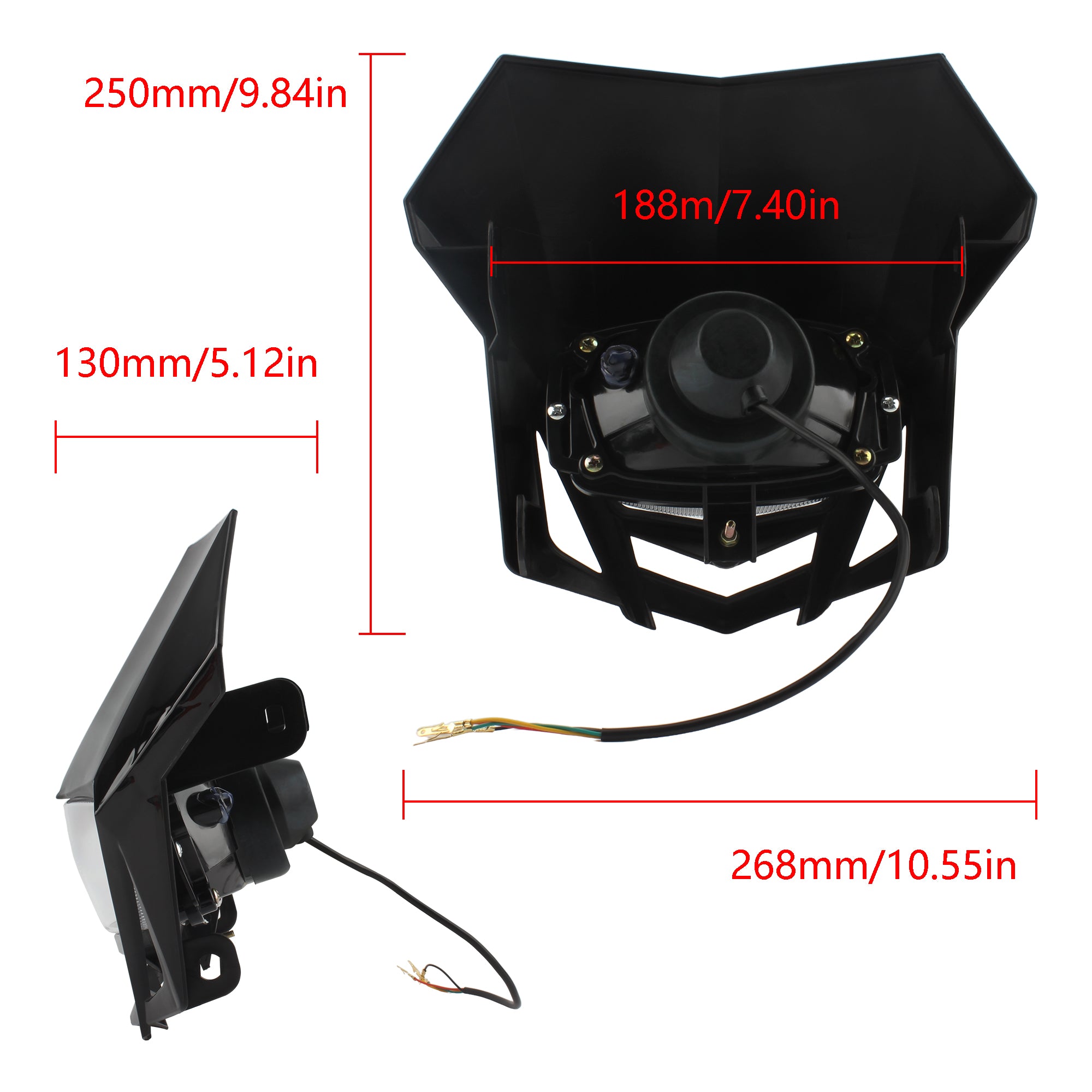 Off-road Motorcycle LED Lights for KTM Yamaha Kawasaki Suzuki KLX CRF WR YZ 250 450 Full Front Lights