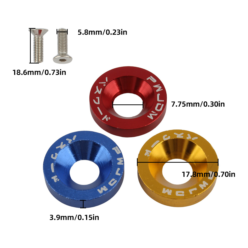 Motorcycle Accessories M6 Gasket Screw Modification Parts