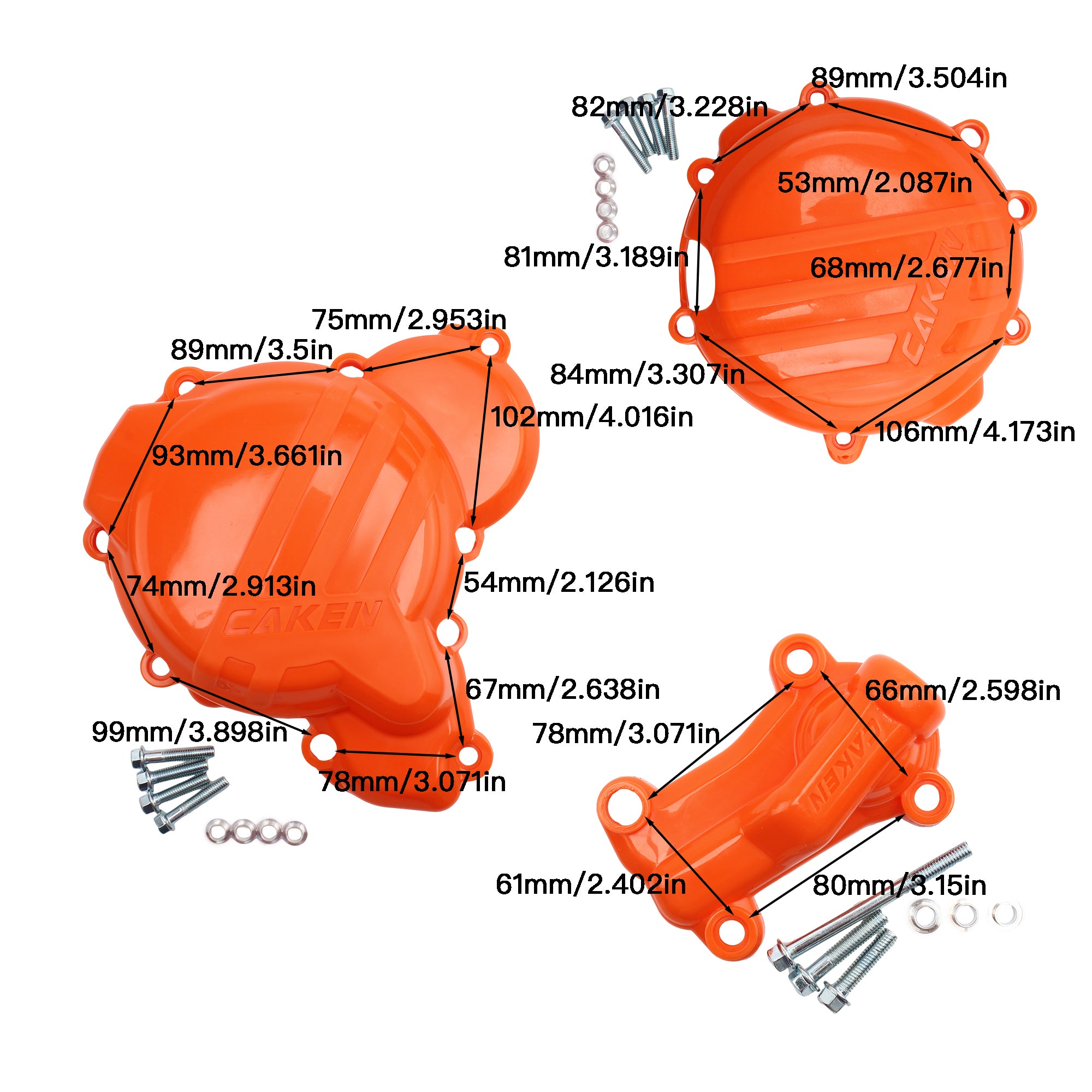 Motorcycle Ignition Protector Clutch Guard Water Pump Cover for 250 350 SX-F XC-F EXC-F   FC 2016 2017 2018 2019