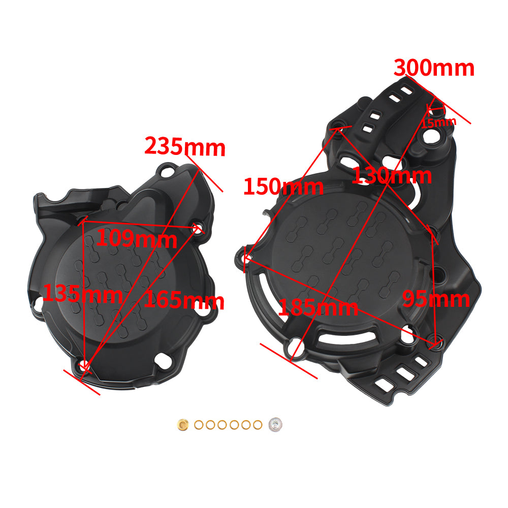 For KTM EXC 300 250 300TPI SX Clutch Cover Protection Motorcycle 2017 to 2022   TE TC Enduro Motocross Modified Parts