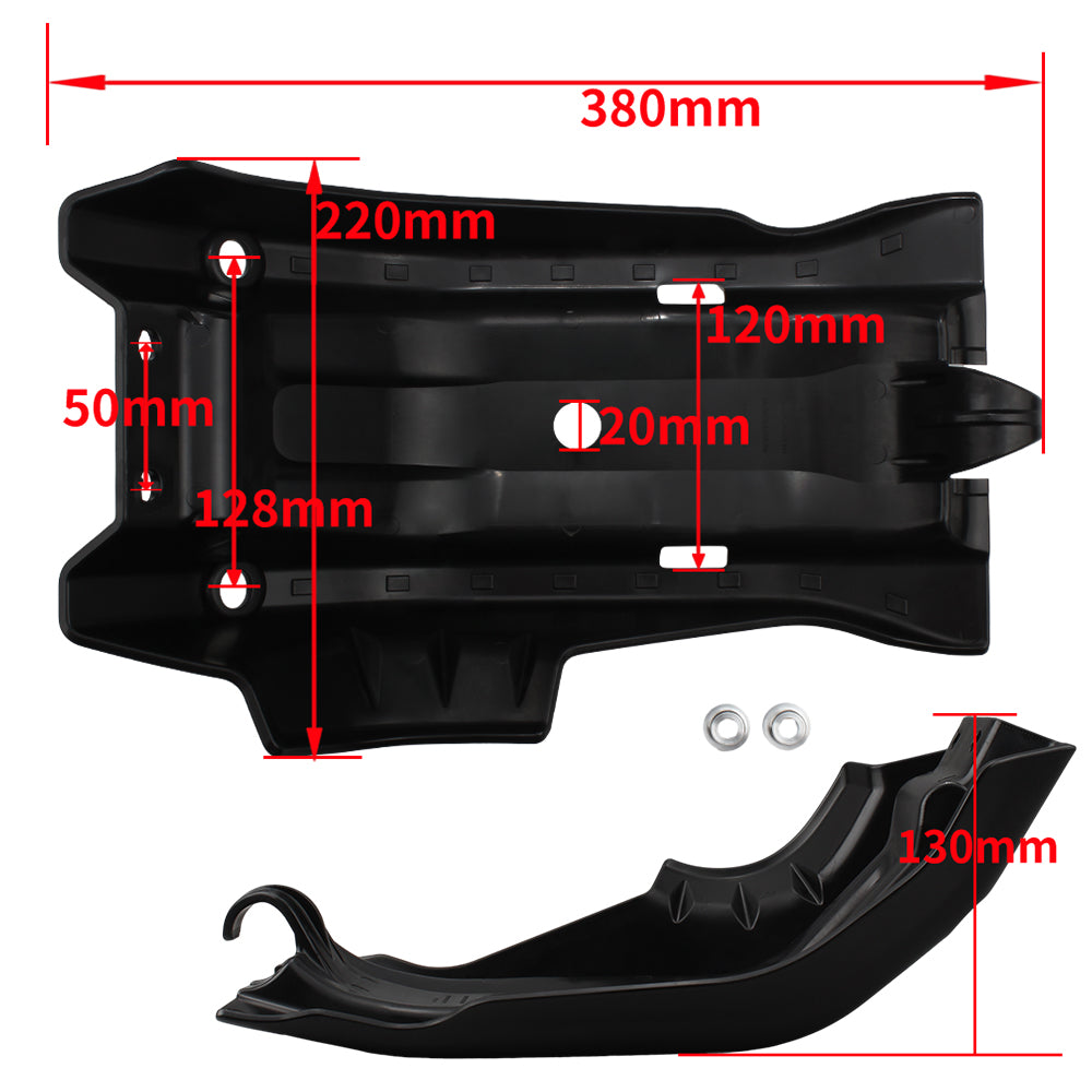 Motorcycle Accessories Engine Protector Guard Skid Plate for KTM EXC-F 250 350 Husqvarna FE 2017-2019 Cafe Racer Chassis Covers