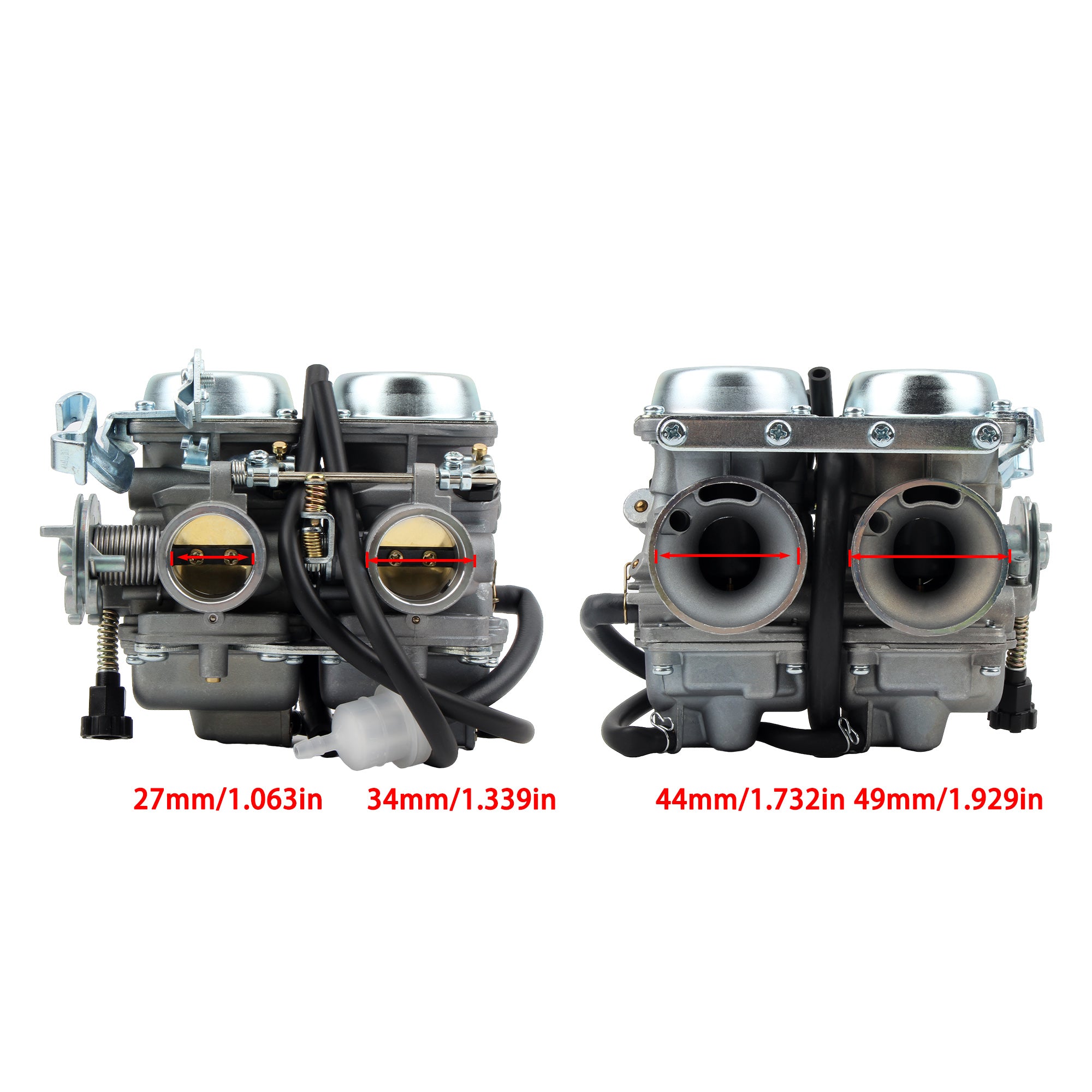 For Honda Rebel CA250 CB250T CBT250 CMX250 Motorcycle Double Cylinder Carburetor PD26J CBT125 CBT150 Enduro