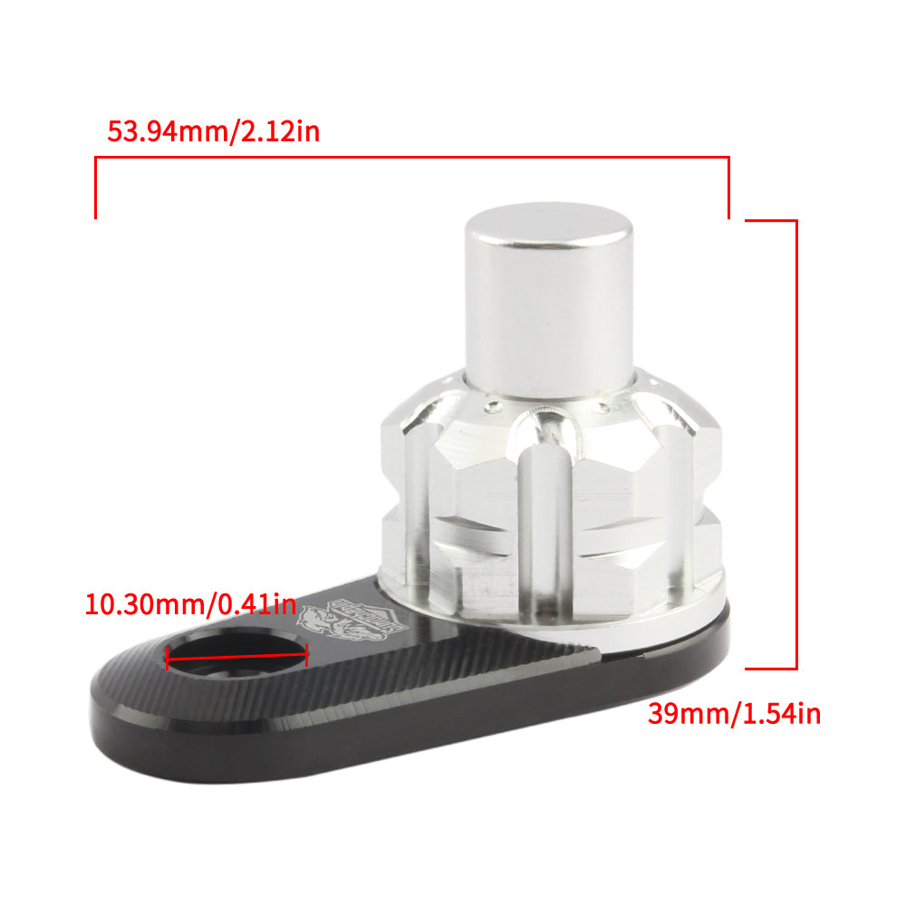 1PCS Motorcycle CNC Parking Brake Lever Lock Universal Parking Brake Switch Button Lock Moto Accessories Parts