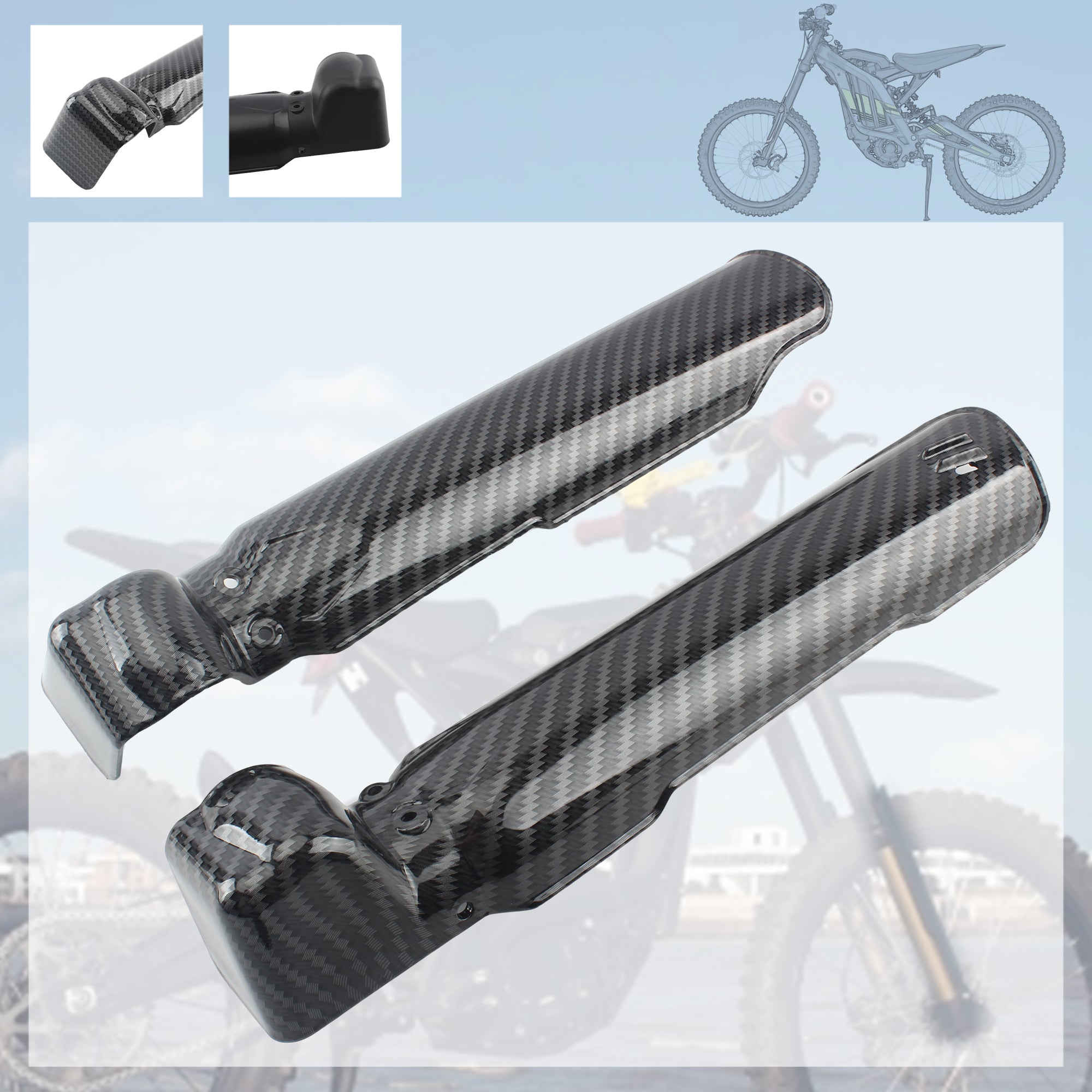 E Motor Front Shock Protection for Sur-Ron Electric Bike Guard Shock Absorber Protect for Sur Ron Ebike Parts