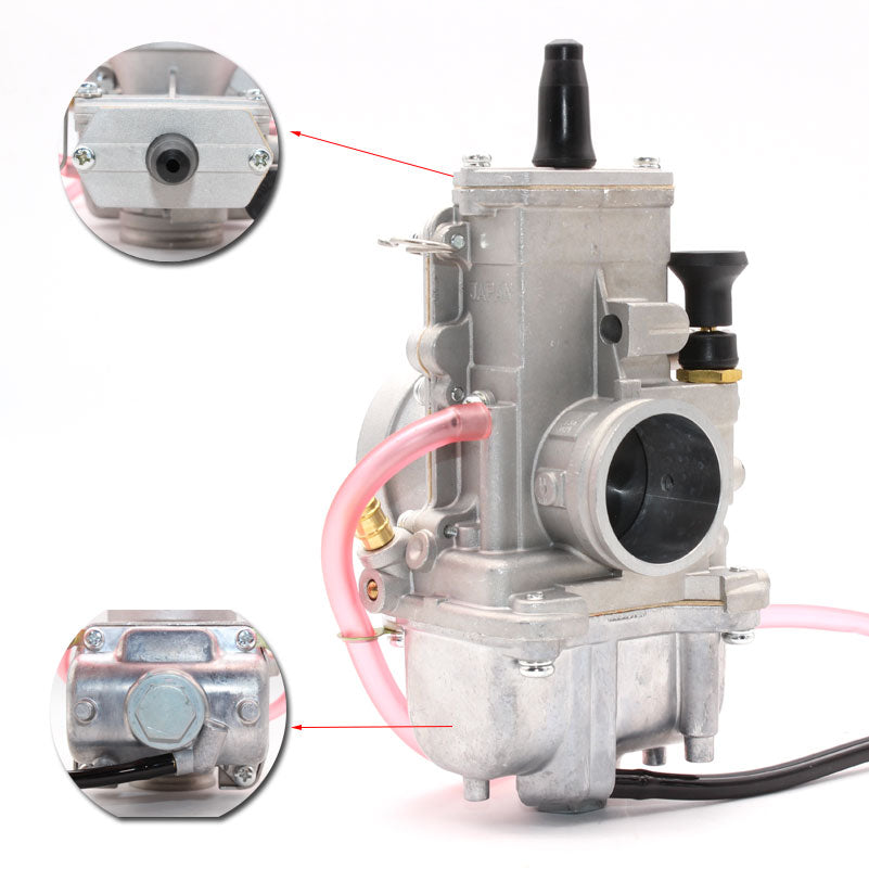 Carburetor Vergaser Carb TM28 TM30 Flat Slide 34mm Carburetor Spigot TM34-2 42-6100 TM-32 Rep for Mikuni Honda 250 LT250 Racing
